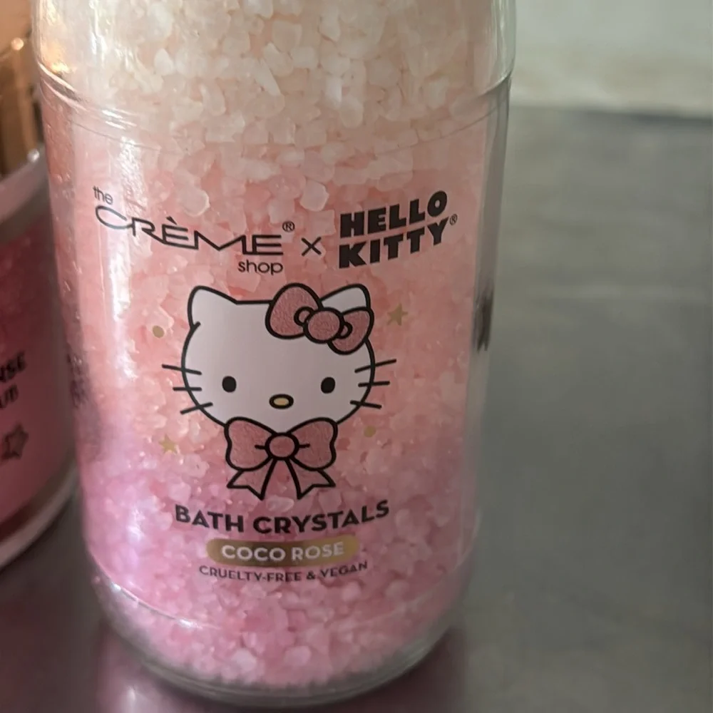 The Creme Shop X HELLO KITTY Sugar Body Scrub and Bath Crystals NWOT - Picture 6 of 11